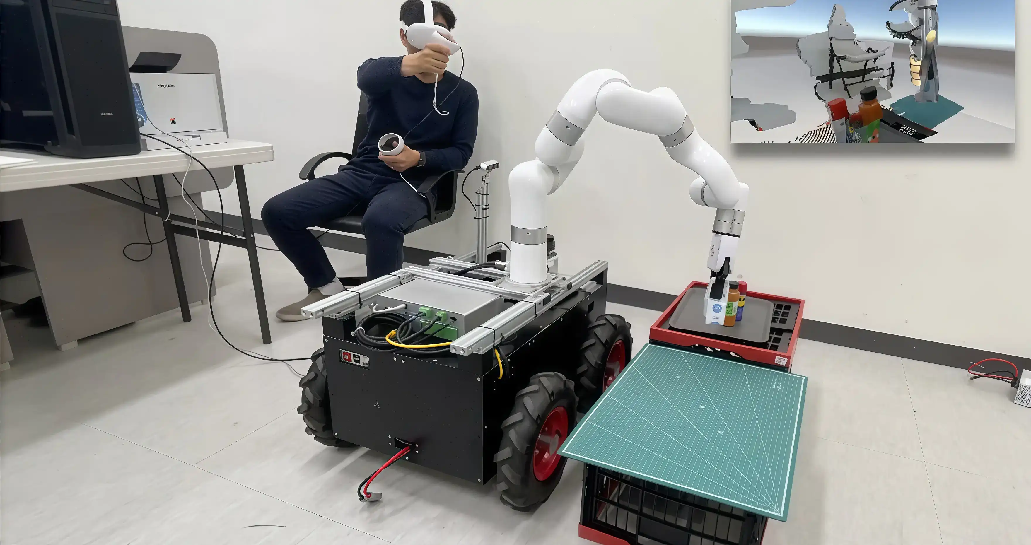 VR Teleoperation, Autonomous Bin Picking