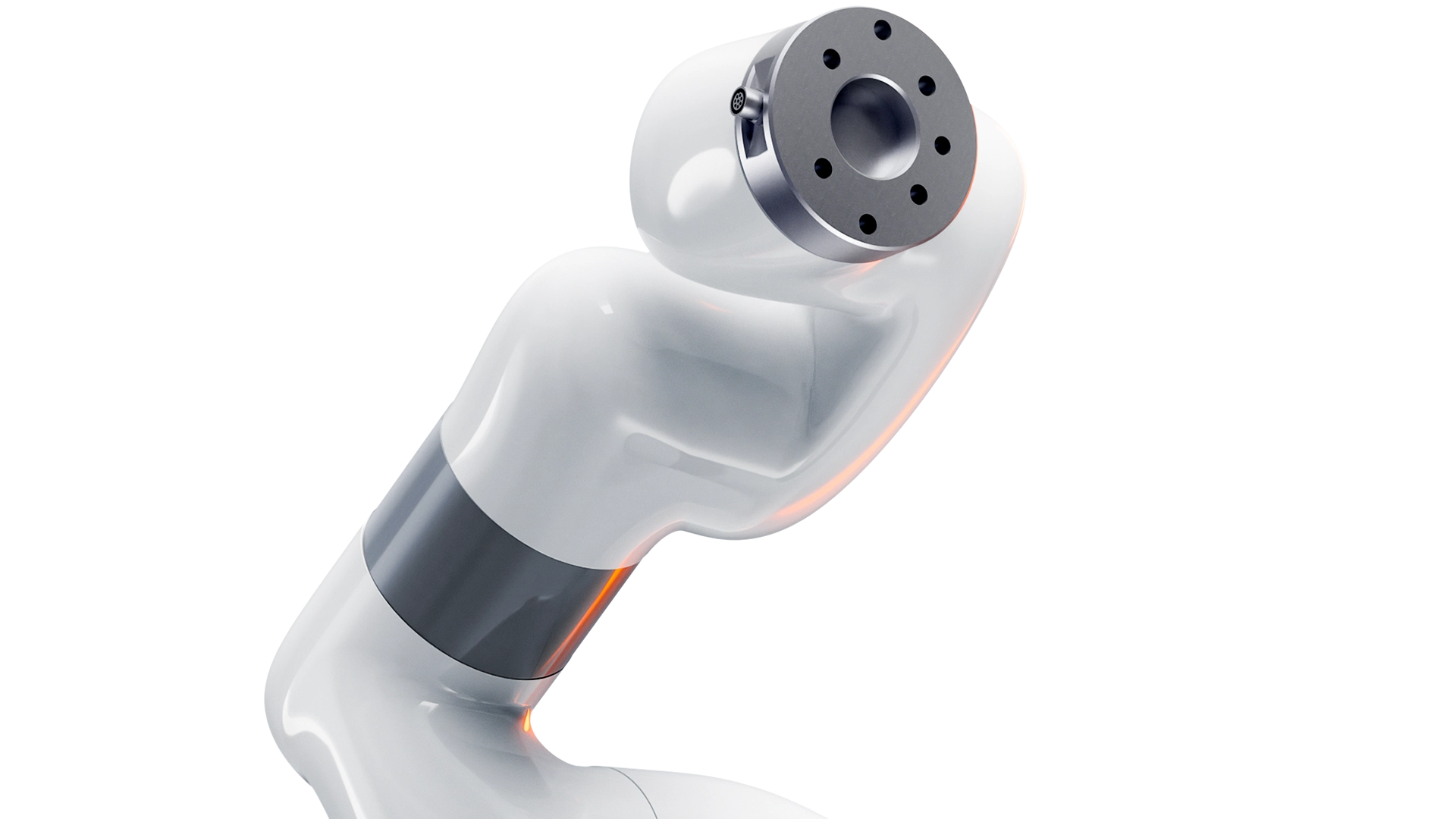 UFACTORY cobot end flange with ISO 9409 standard mounting interface and wrist I/O connectors for end-effector integration