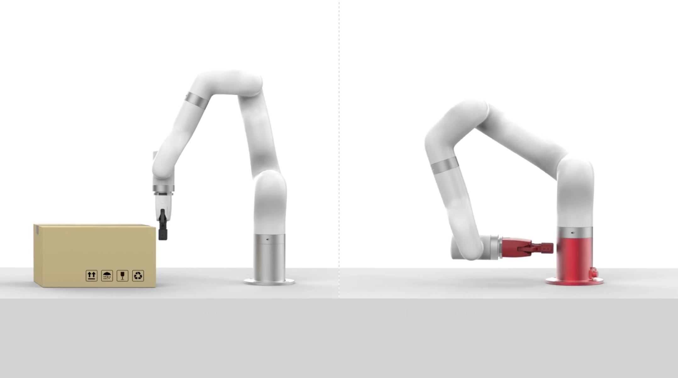 UFACTORY 850 collision detection and self-collision detection triggering a protective stop.